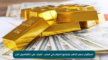 استقرار سعر الذهب وتراجع الدولار في مصر.. تعرف على التفاصيل الآن